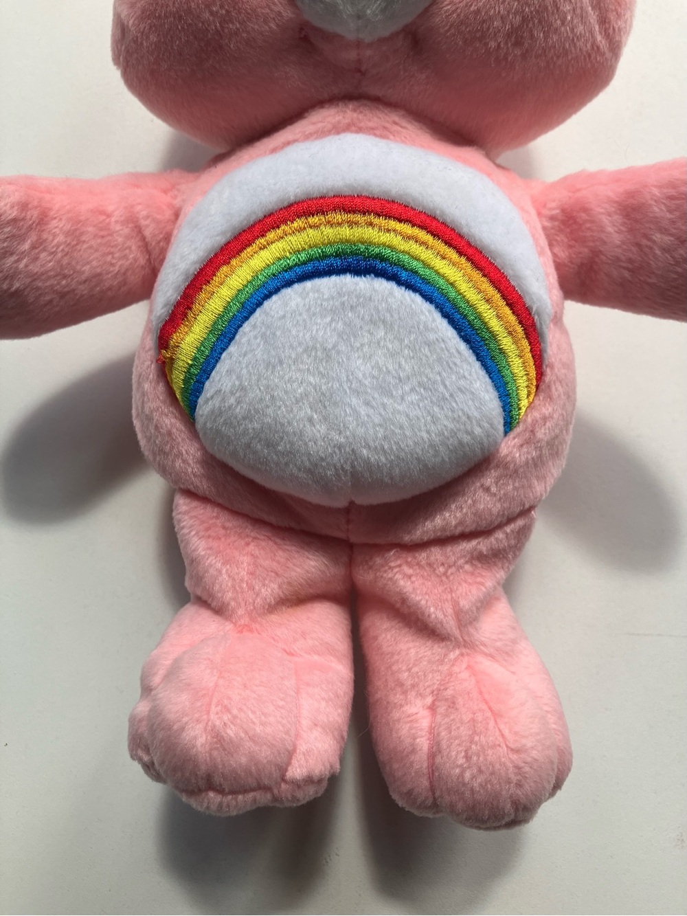 Care Bears Cheer Bear Pink Rainbow Plush Stuffed Animal Toy 9” 2002 - Picture 3 of 8